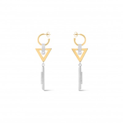 LOUIS VUITTON SPARKLE V EARRINGS M02181